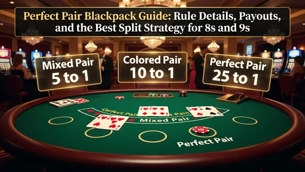 Perfect Pair Blackjack Guide: Rule Details, Payouts, and the Best Split Strategy for 8s and 9s