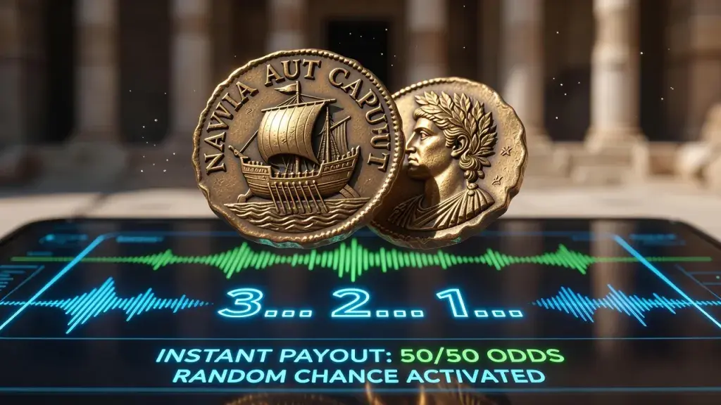 Coin Toss Challenge: An Unpredictable Coin Game, Heads or Tails Game, and Random Chance Game of Crazy Luck